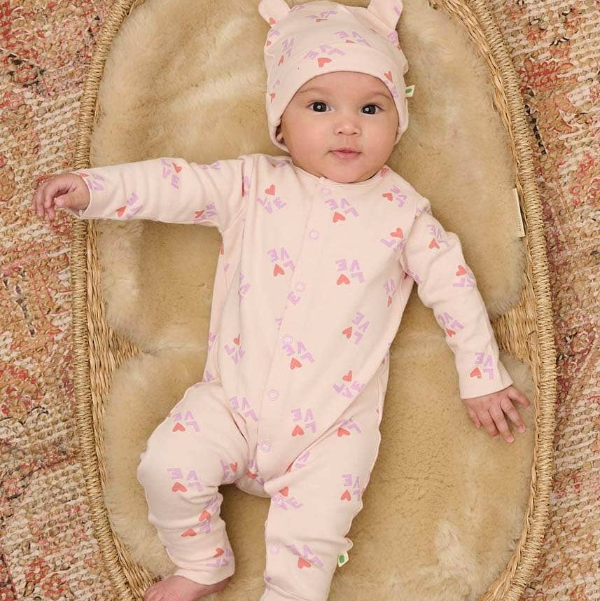 The Bonnie Mob - Love Print Onesie