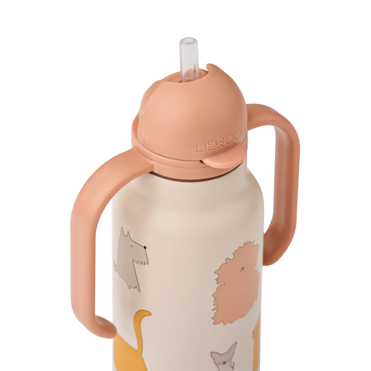 Liewood - Kimmie Water Bottle 250ML - Cats & Dogs