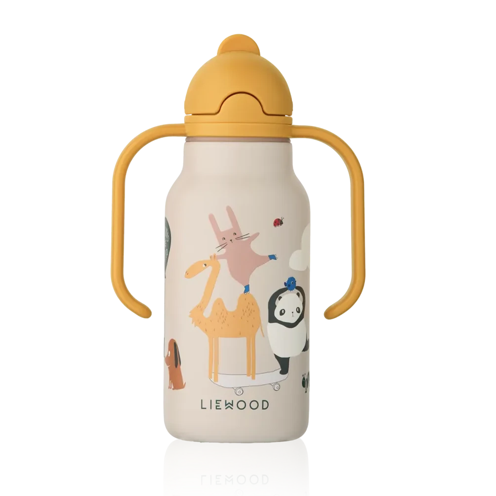 Liewood - Kimmie Water Bottle 250ML - Around the World