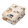 Liewood - Lewis Muslin Cloth - Safari Sandy 2 Pack Mix