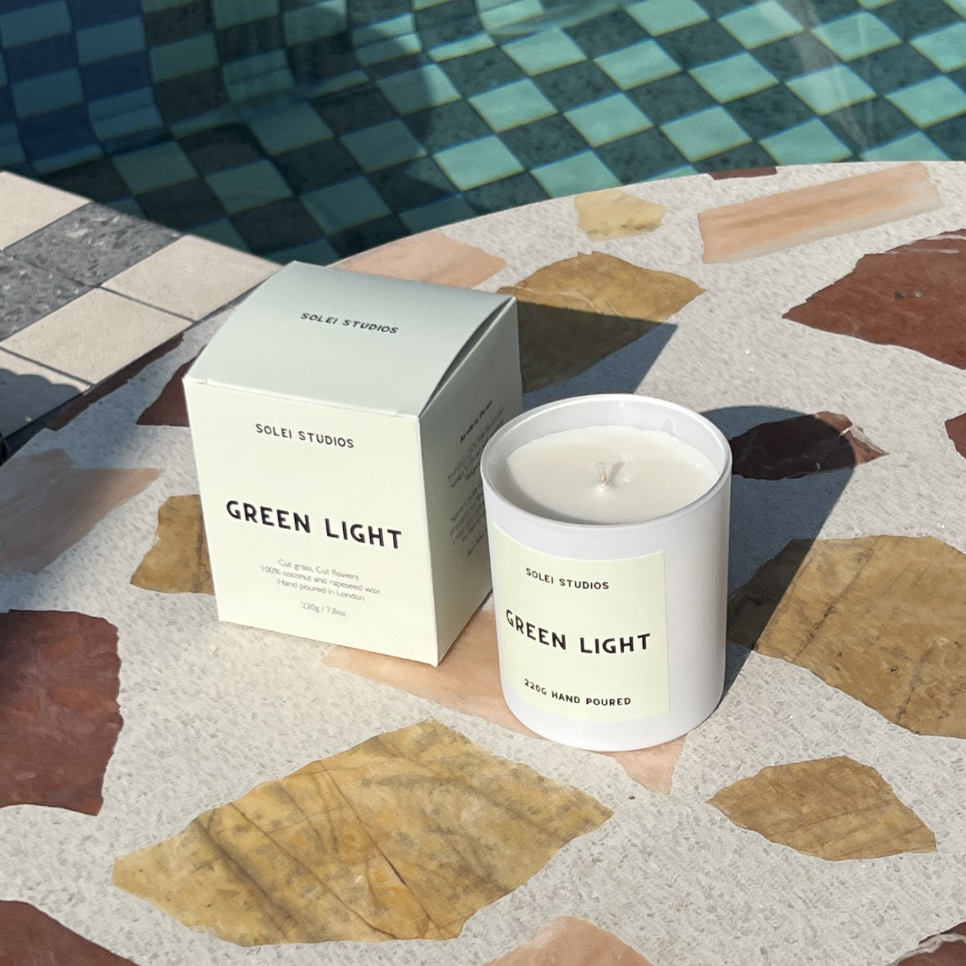 Green Light Candle