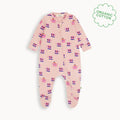 The Bonnie Mob - Tea Time Print Zip Front Onesie