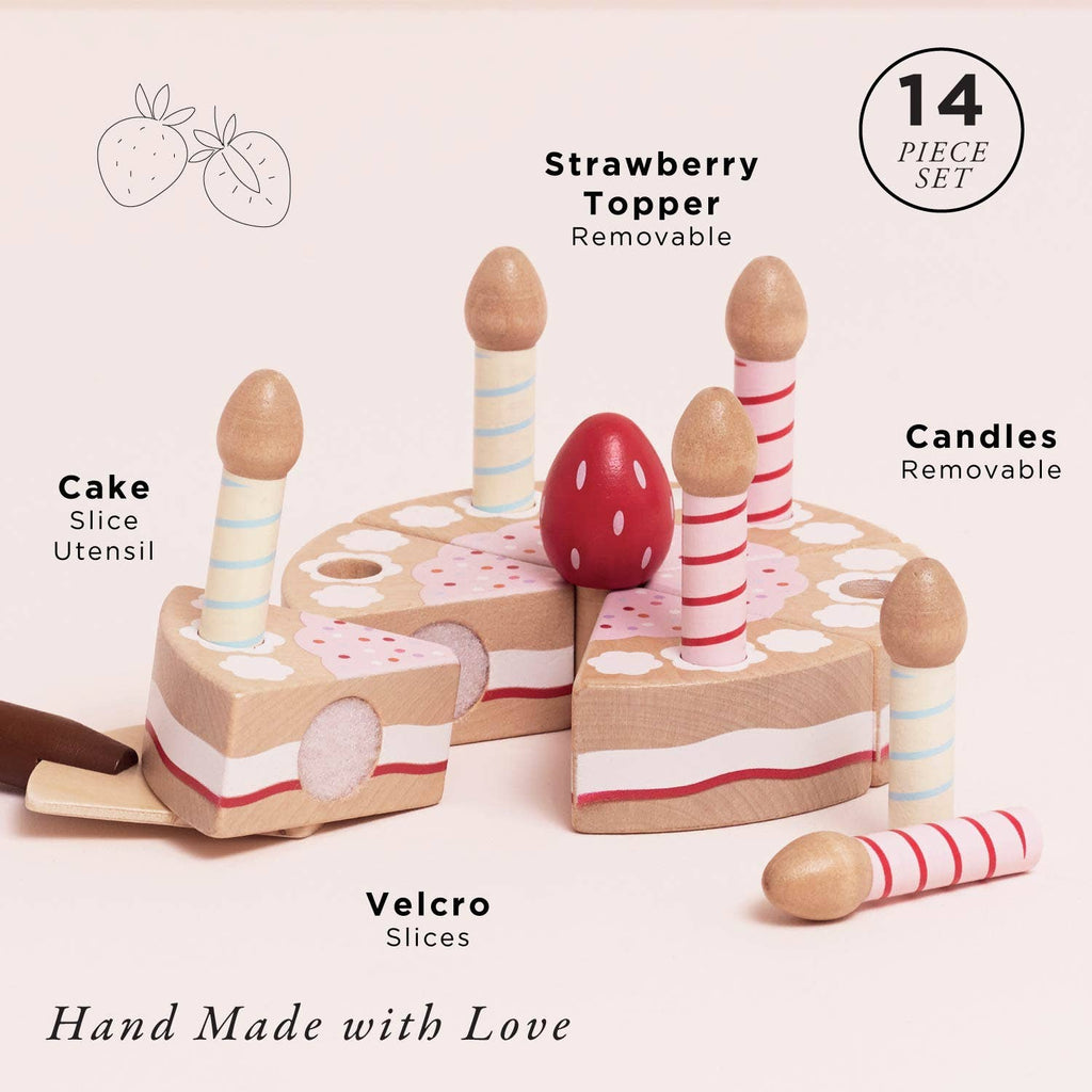 Le Toy Van - Sliceable Birthday Cake & Candles
