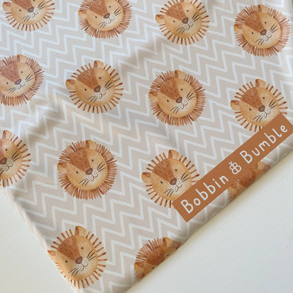 Travel Baby Changing Mat -Leo Lion Print