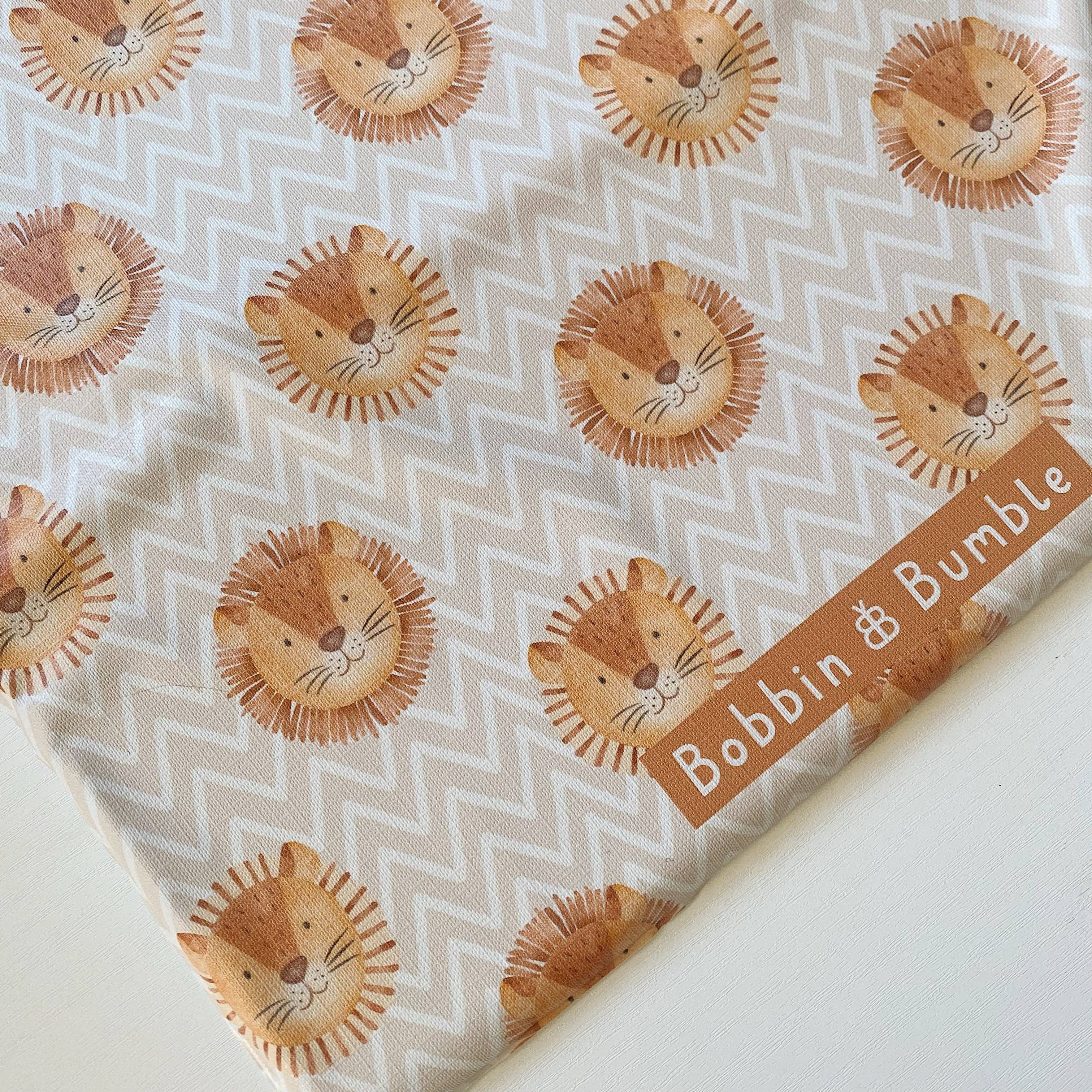 Travel Baby Changing Mat -Leo Lion Print