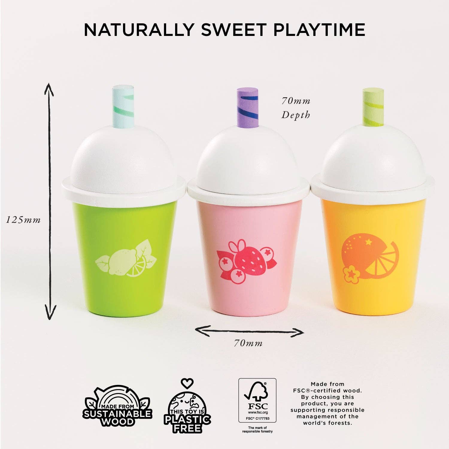 Le Toy Van - Take Away Smoothie Trio