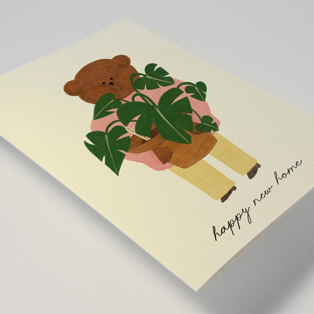 New Home Bear Greeting Card