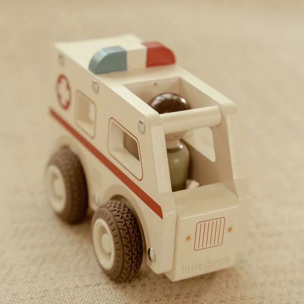 Little Dutch Wooden Ambulance