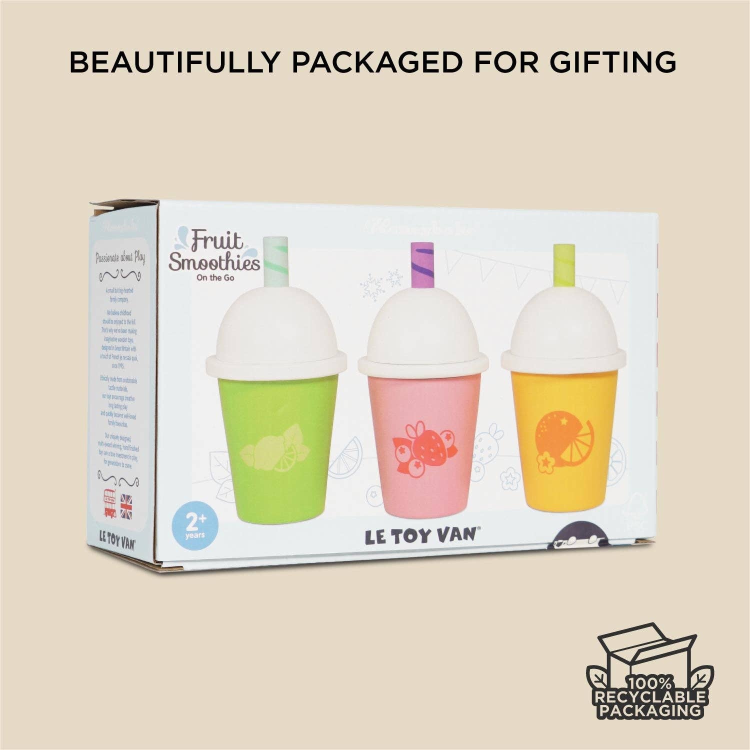 Le Toy Van - Take Away Smoothie Trio