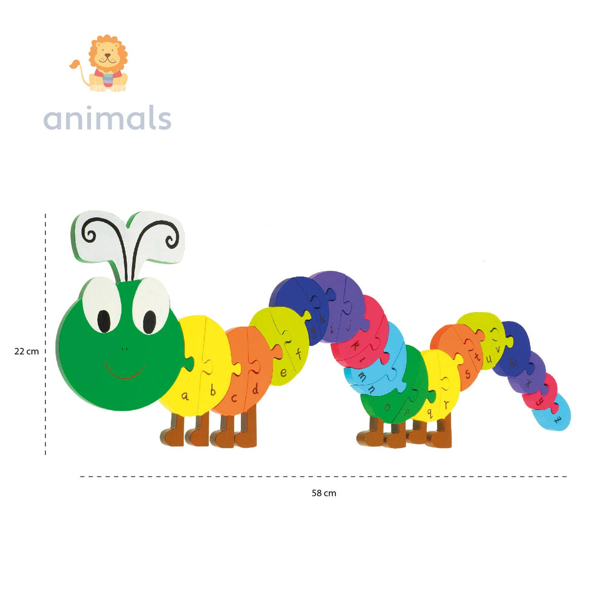 Caterpillar Alphabet Wooden Puzzle