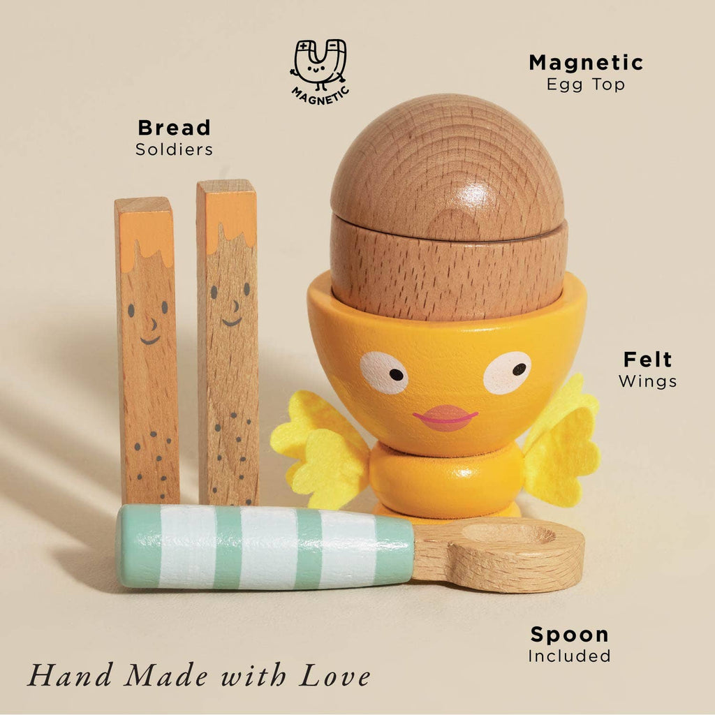 Le Toy Van - Wooden Egg Cup & Soldiers