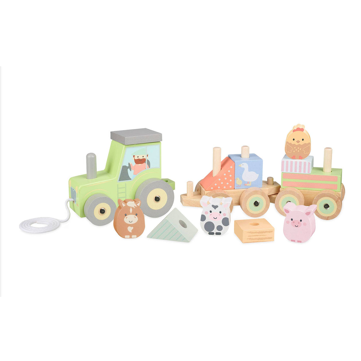 Farmyard Animal Puzzle Tractor