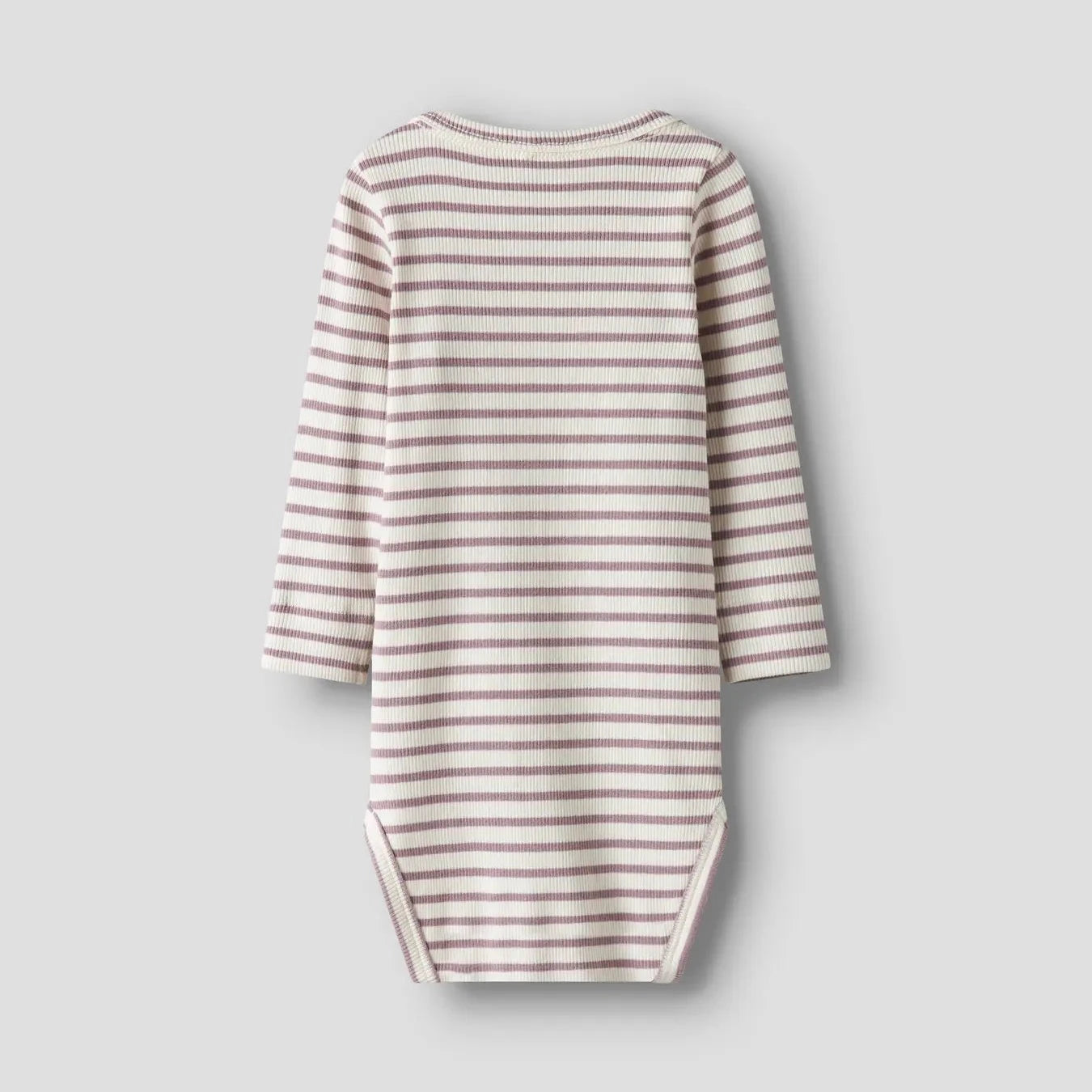 Lavender Stripe Longsleeve Bodysuit
