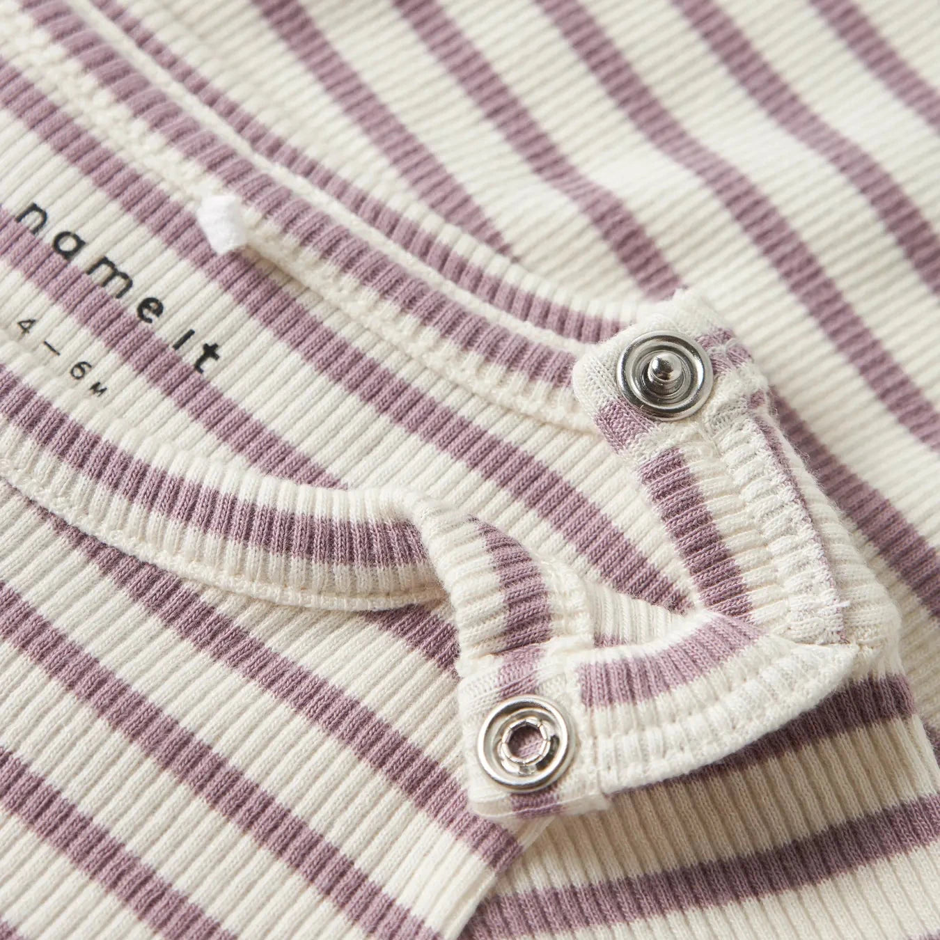 Lavender Stripe Longsleeve Bodysuit
