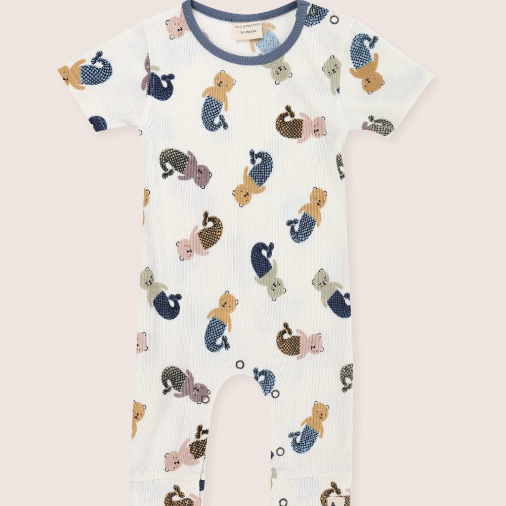 Turtle Dove London - Merbear Sleepsuit Romper