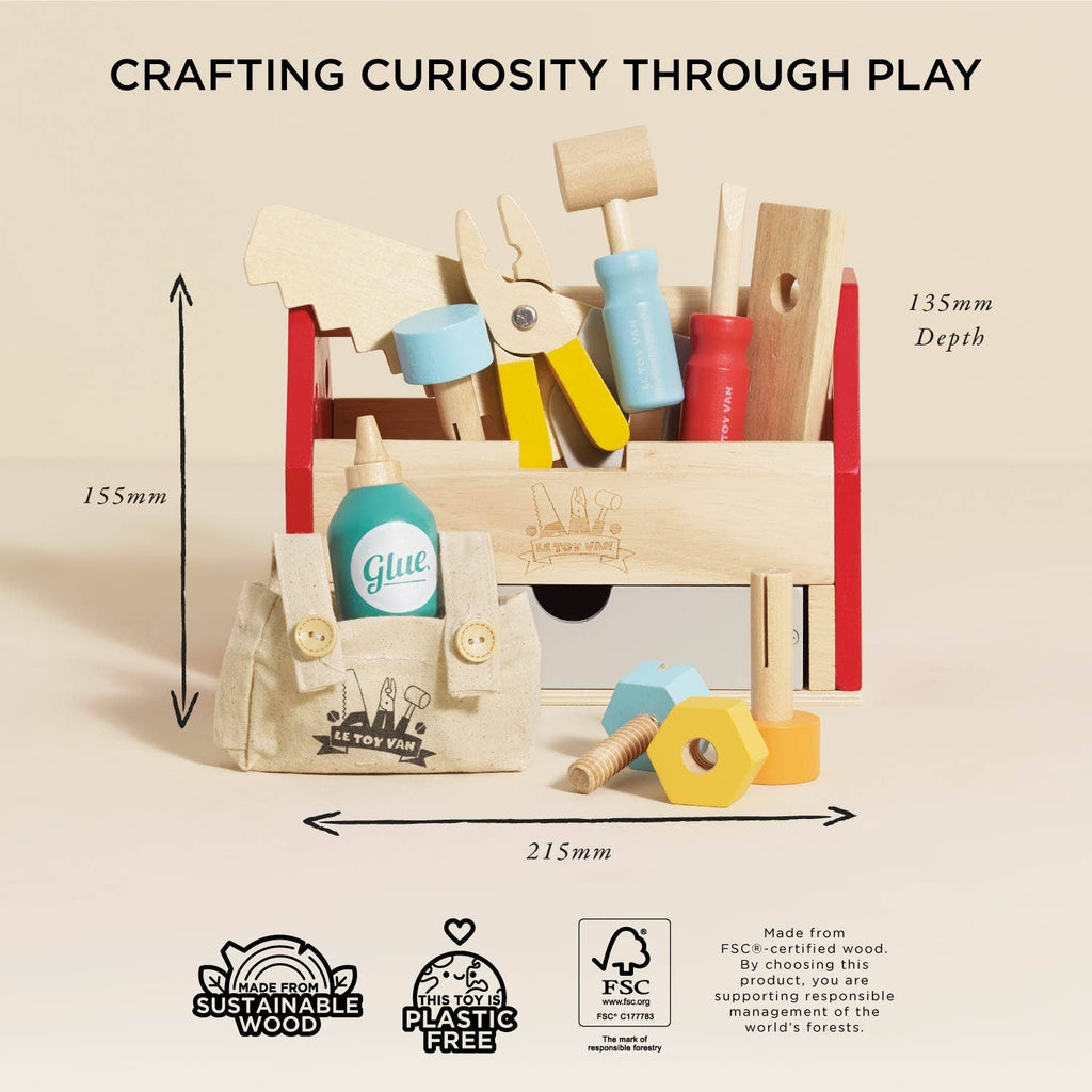 Le Toy Van - Tool Box & Wooden Tools