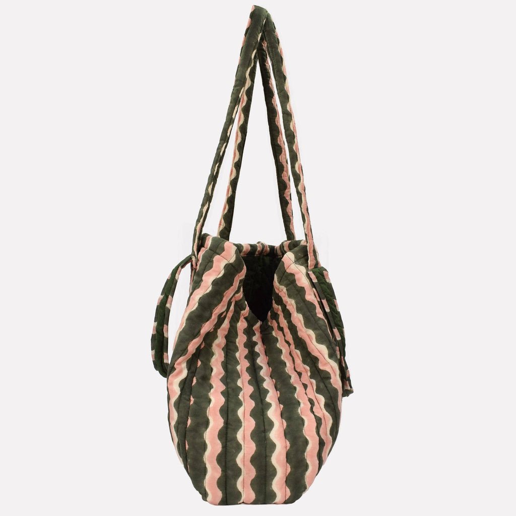 YONDER - Quilted Carry All - Whirly Fern