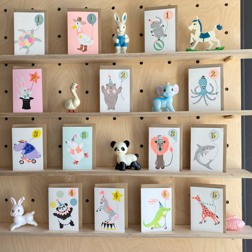'Confetti Pets Card - Duck Age 1'