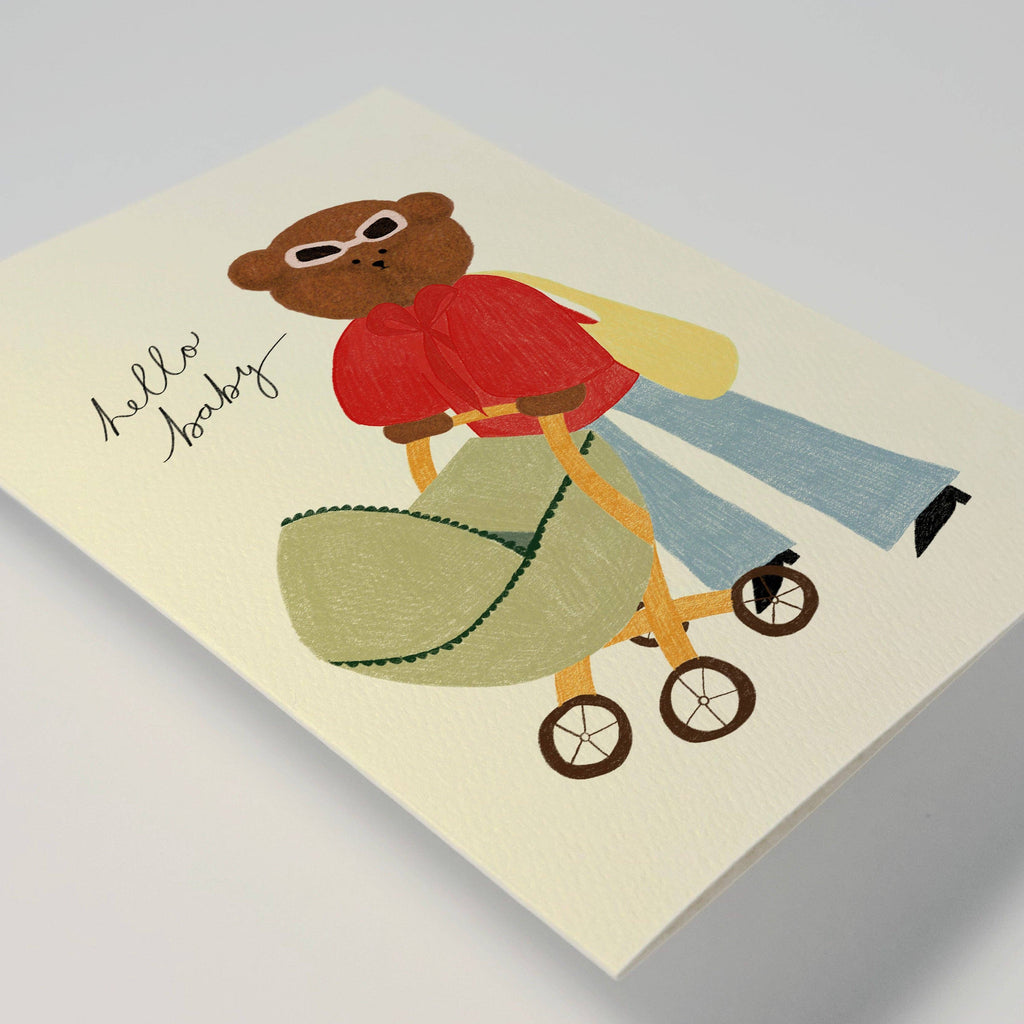 New Baby Bear Greeting Card