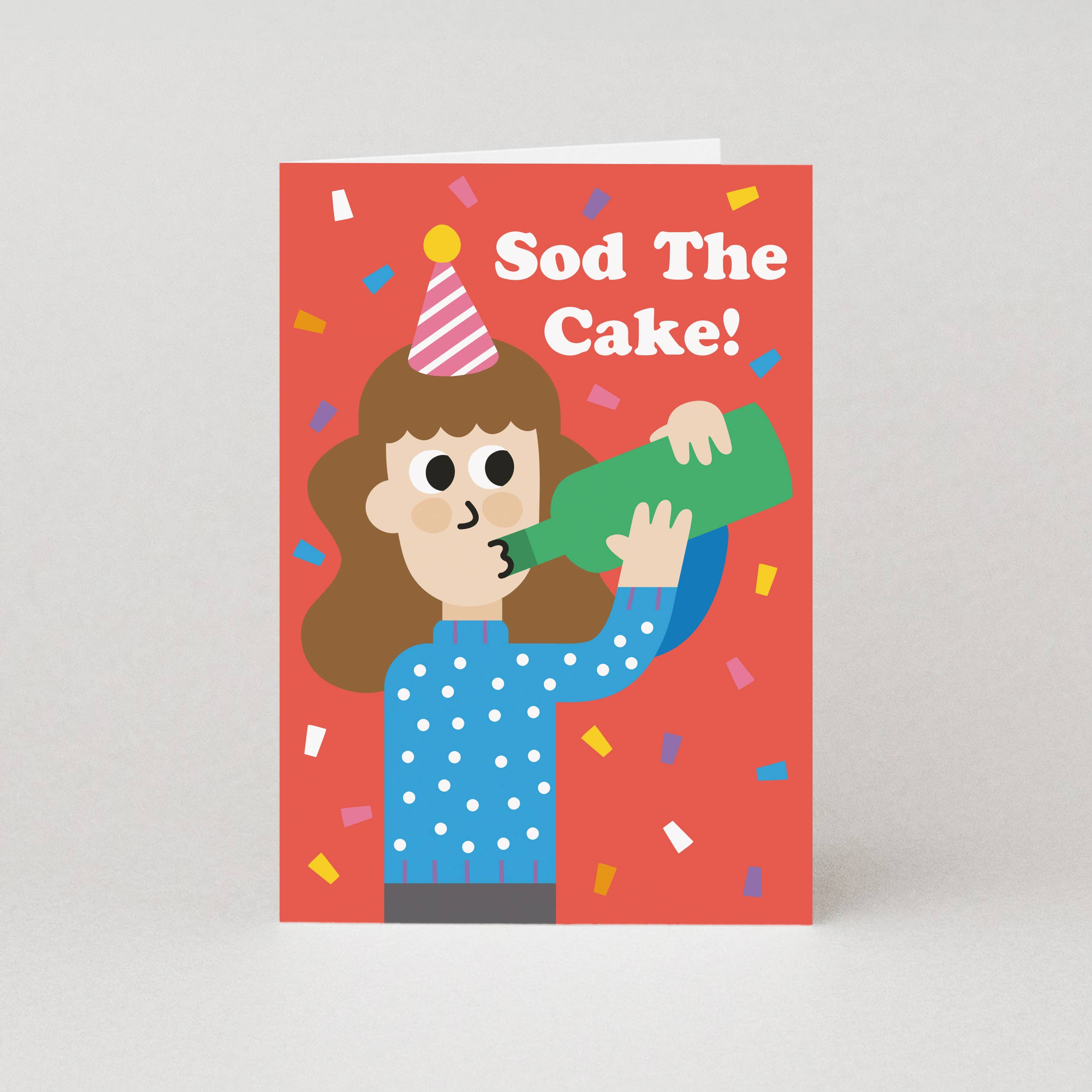 'Sod The Cake Birthday' Card