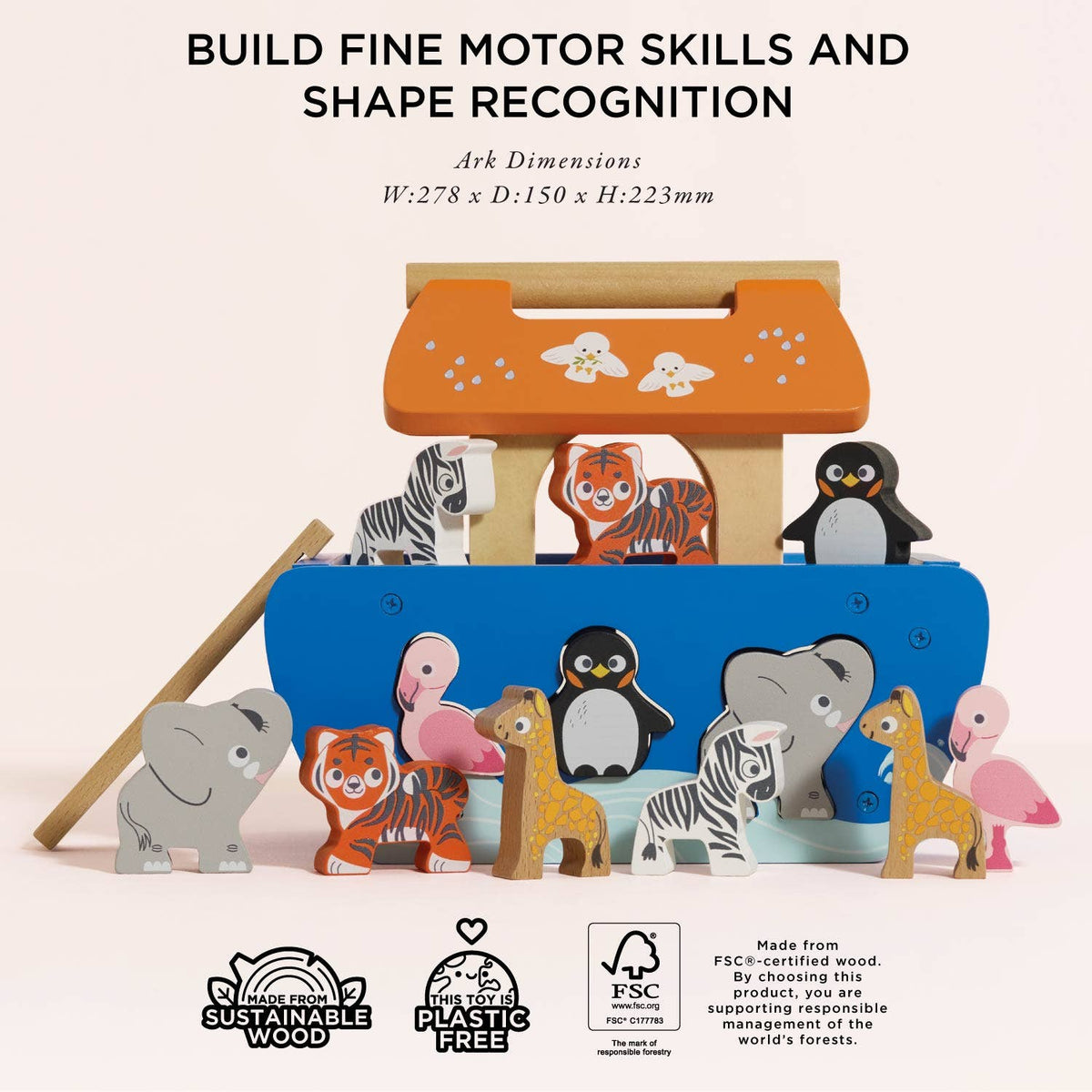 Le Toy Van - Noahs Ark & Animals Shape Sorter