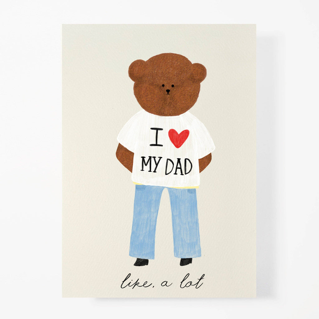 'I Love My Dad' Greeting Card