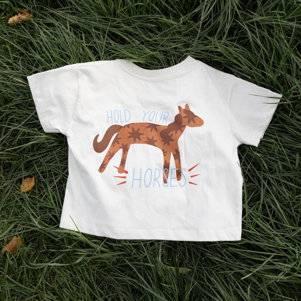 Wildgreen - 'Hold Your Horses' Boxy Tee