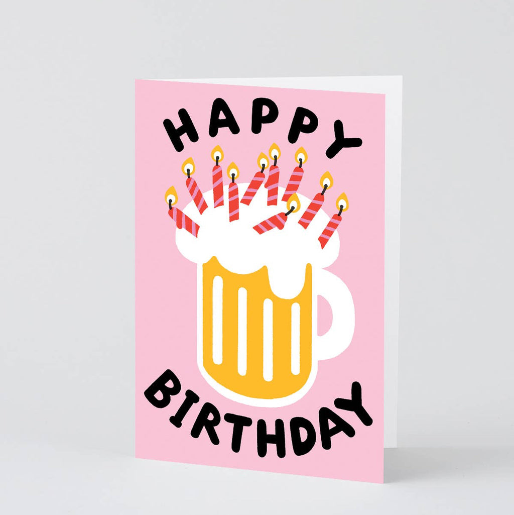 'Happy Birthday Beer' Card