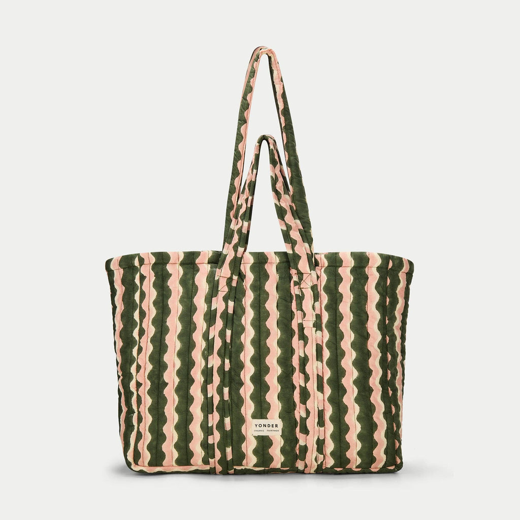YONDER - Quilted Carry All - Whirly Fern
