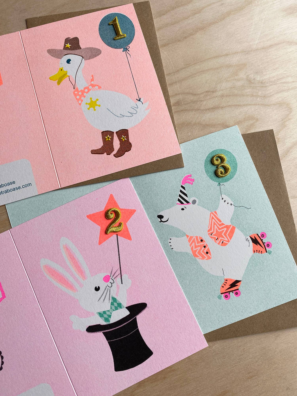 'Confetti Pets Card - Duck Age 1'