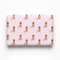 The Bear Days - Pink Gingham Birthday Wrapping Paper
