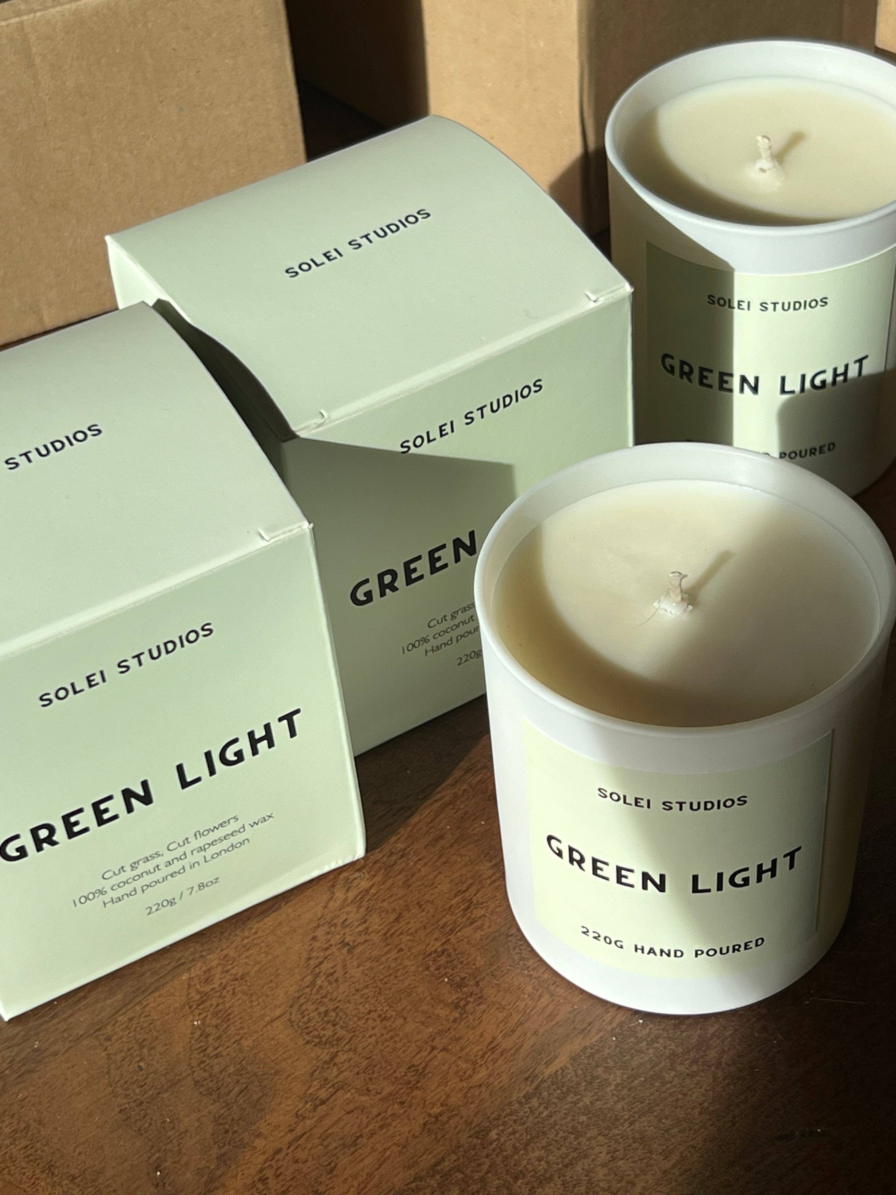 Green Light Candle