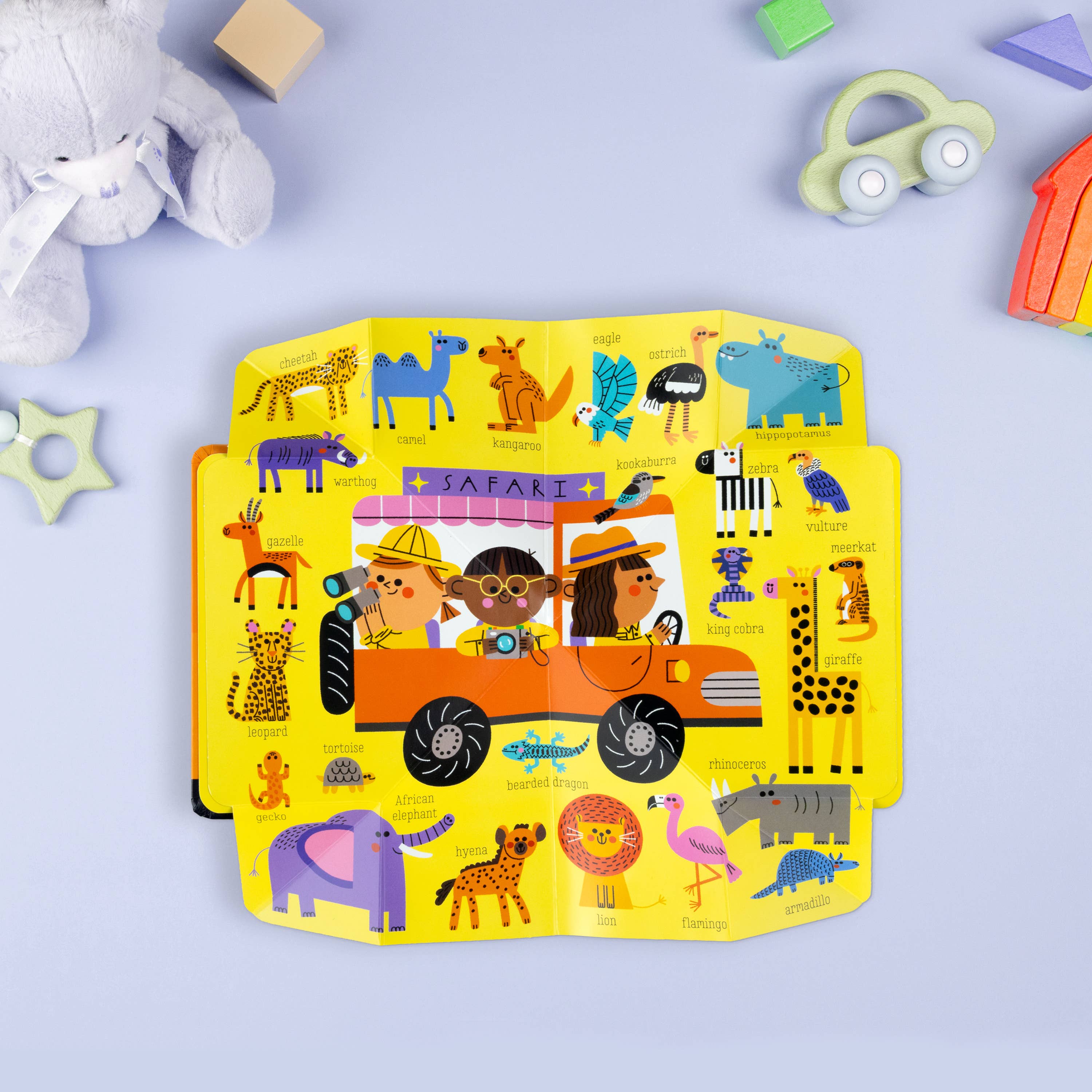 Pop Out Mega Pictures Animals First Words Book