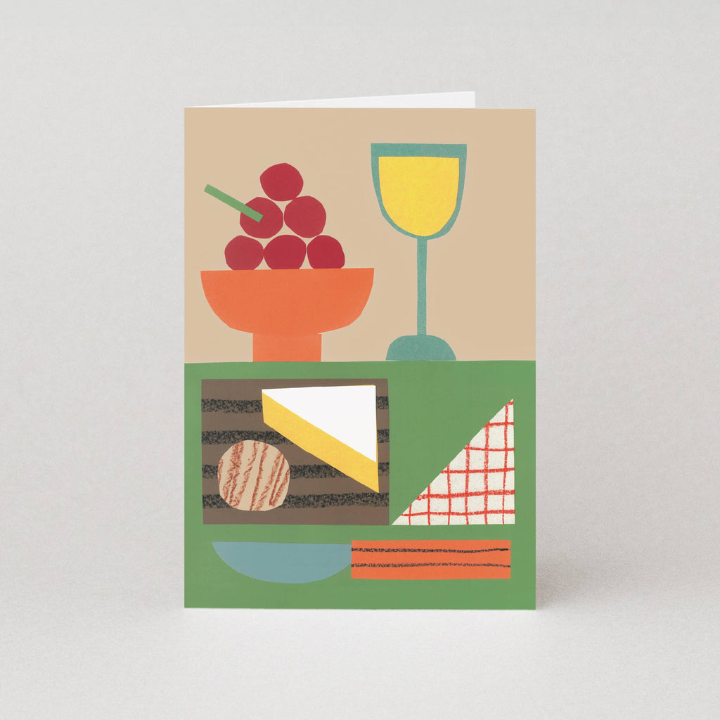 'Cheese and Wine' Card