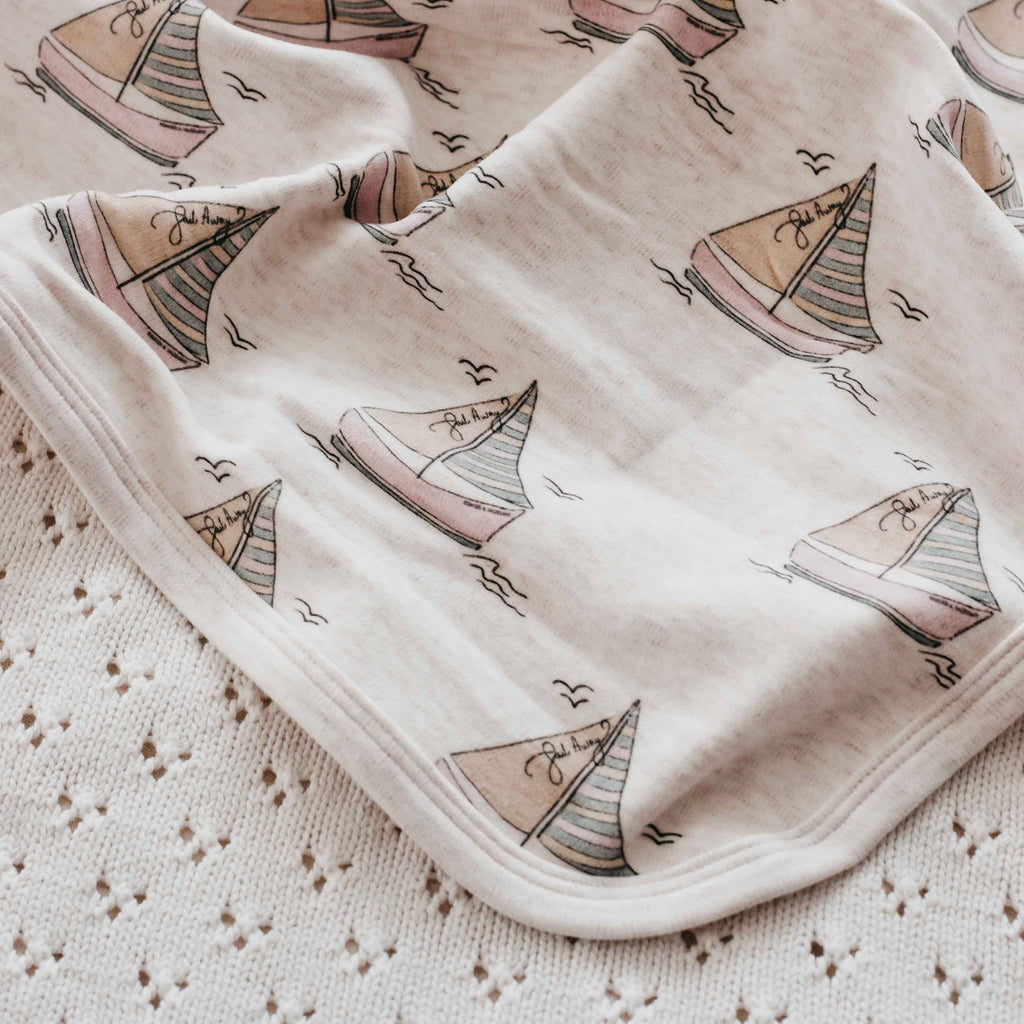 Sail Away Swaddle Blanket