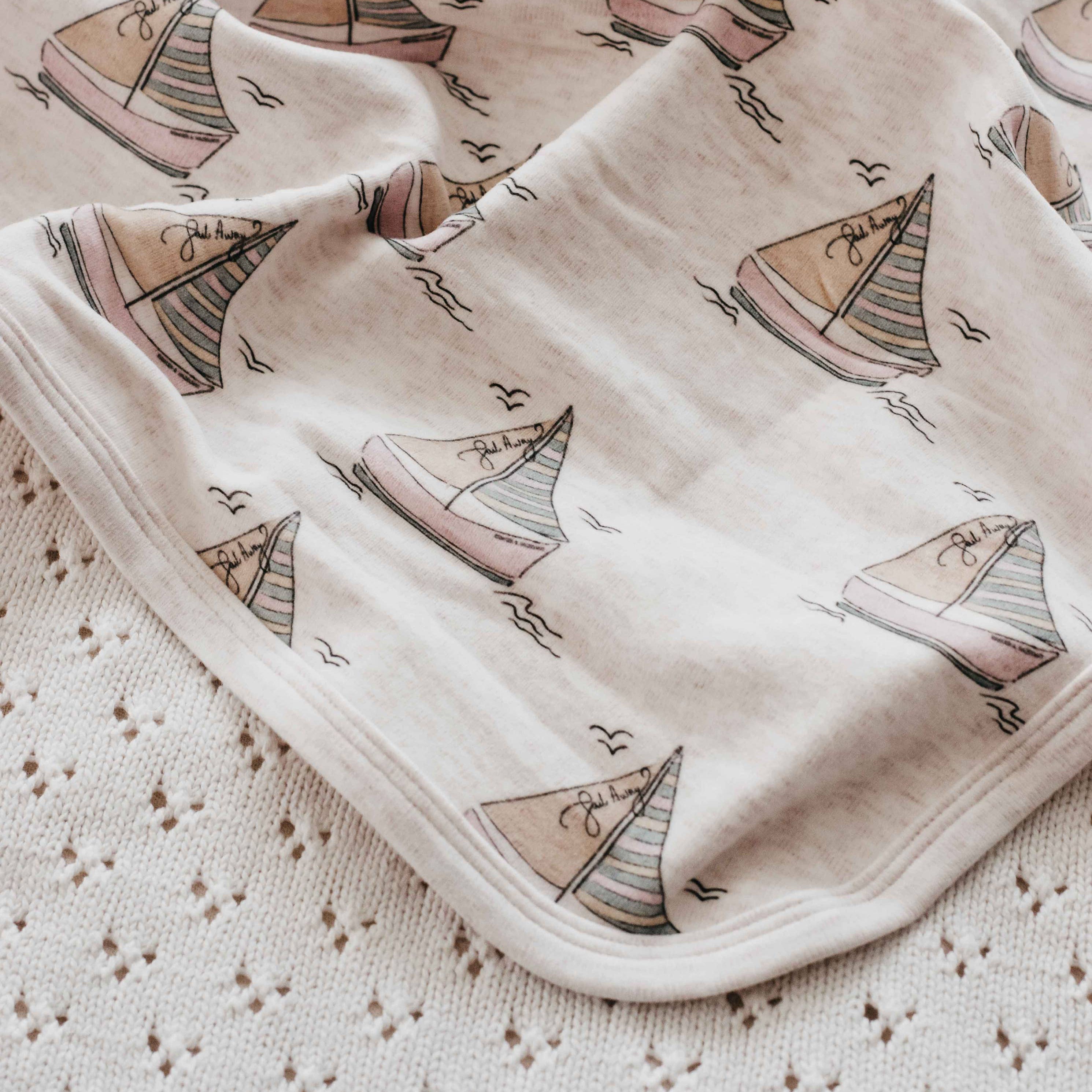 Sail Away Swaddle Blanket