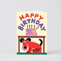 'Happy Birthday Dog Ate the Cake' Birthday Card