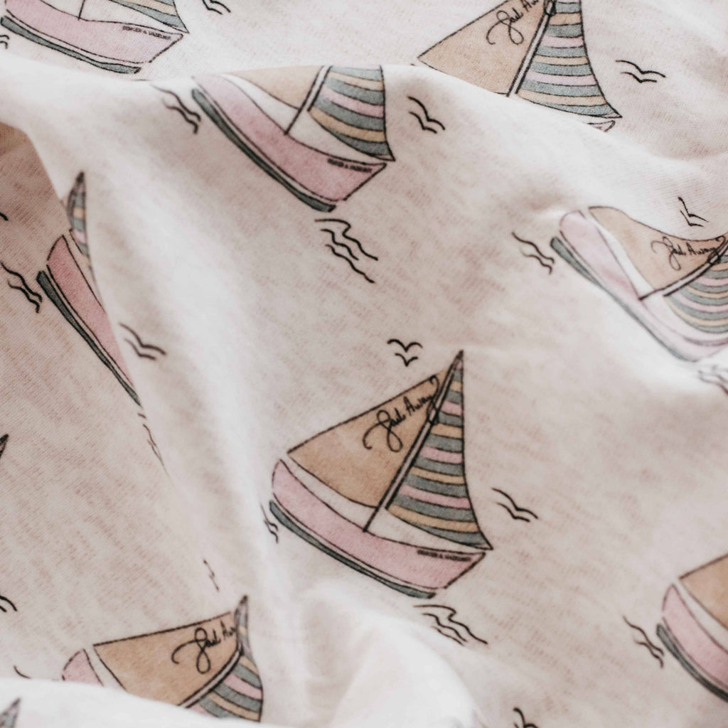 Sail Away Swaddle Blanket