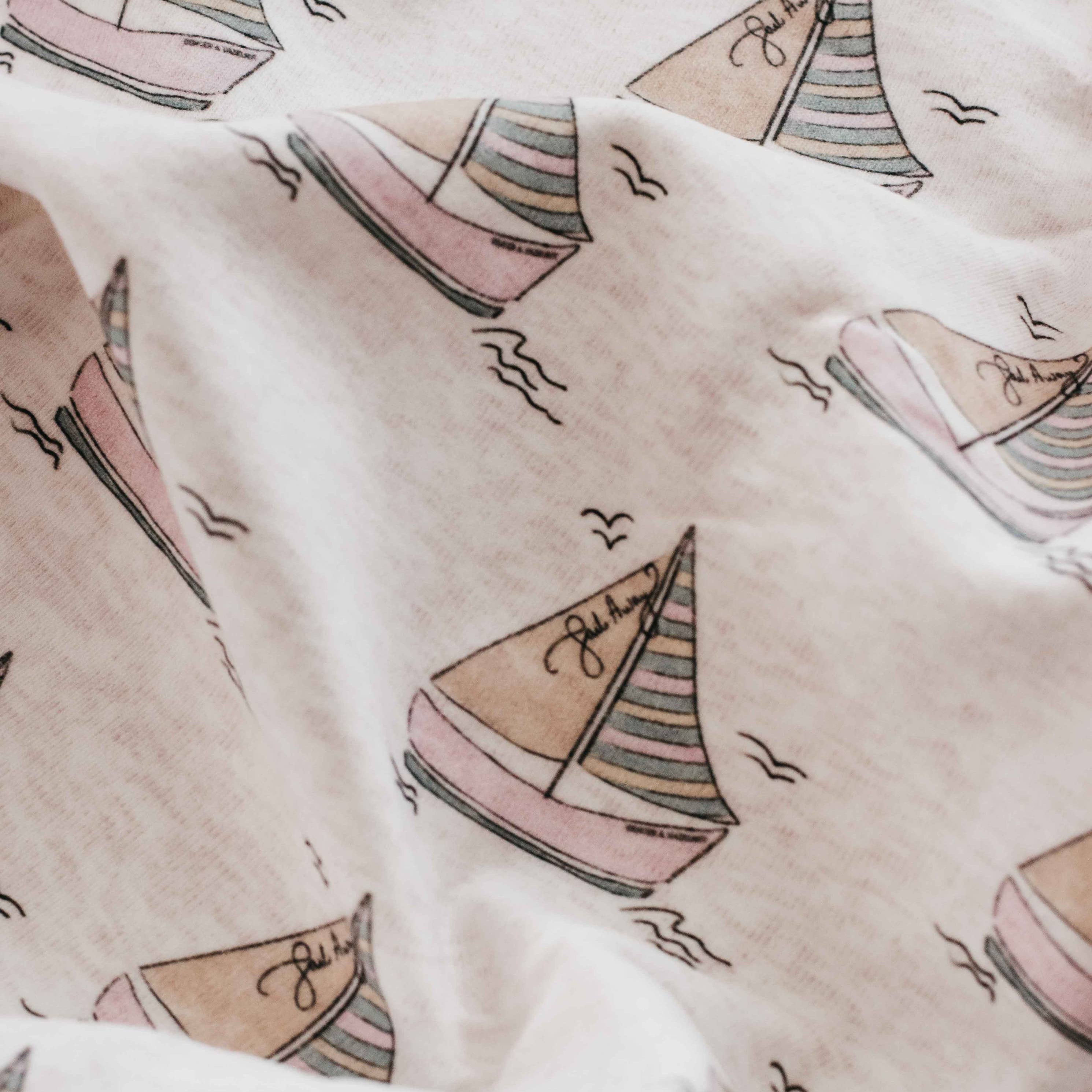 Sail Away Swaddle Blanket