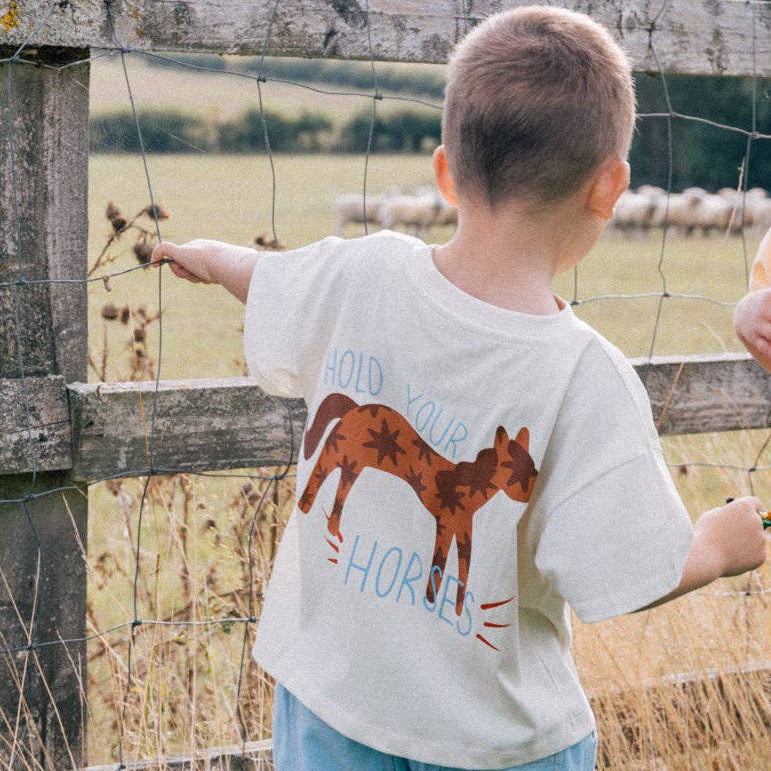 Wildgreen - 'Hold Your Horses' Boxy Tee