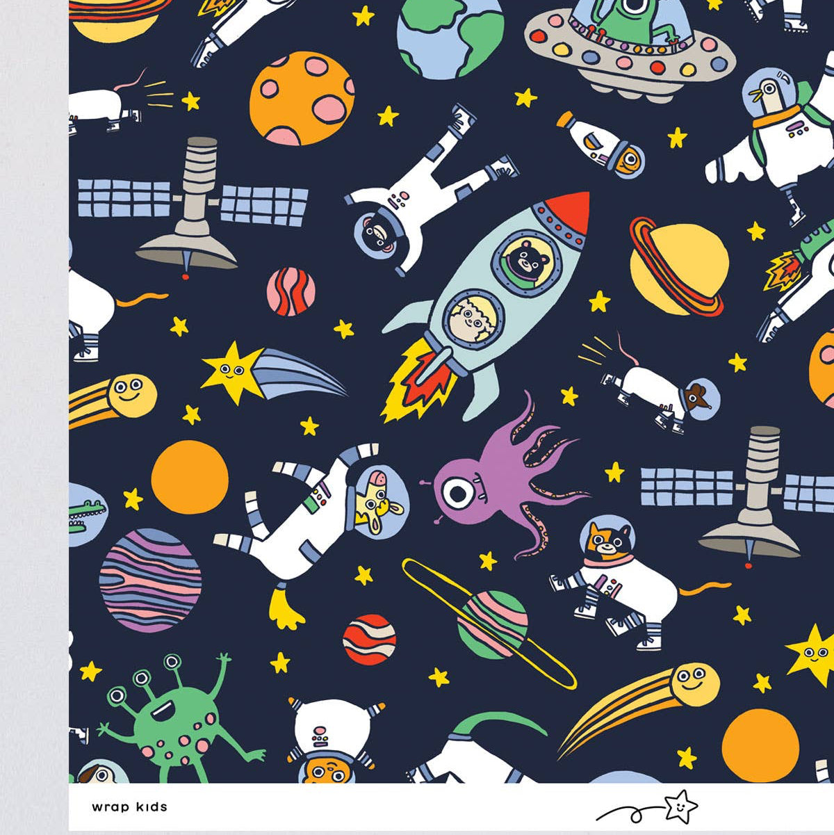 'Space' Gift Wrap