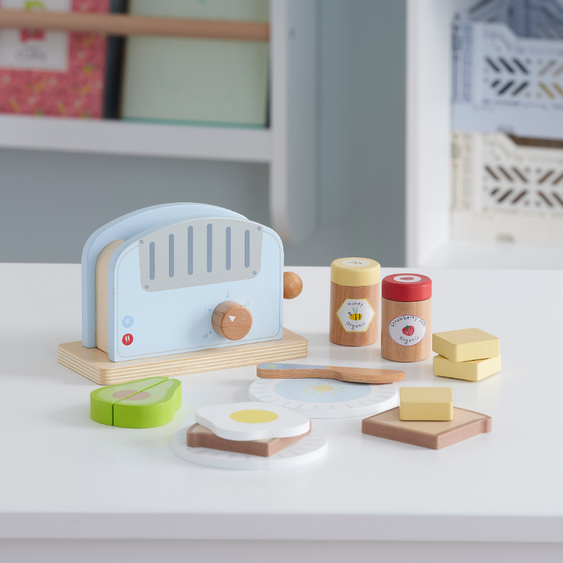 Wooden Toy Breakfast Set