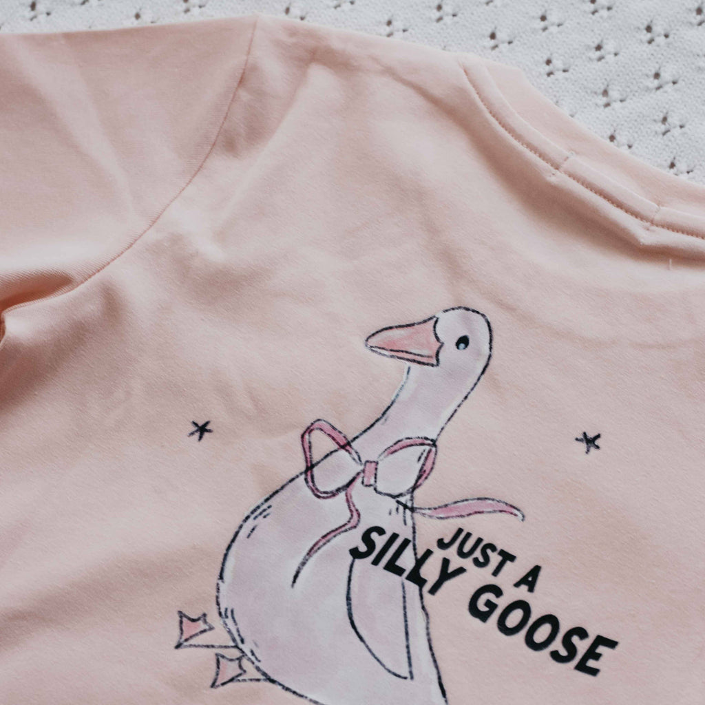 Silly Goose Pink Tee