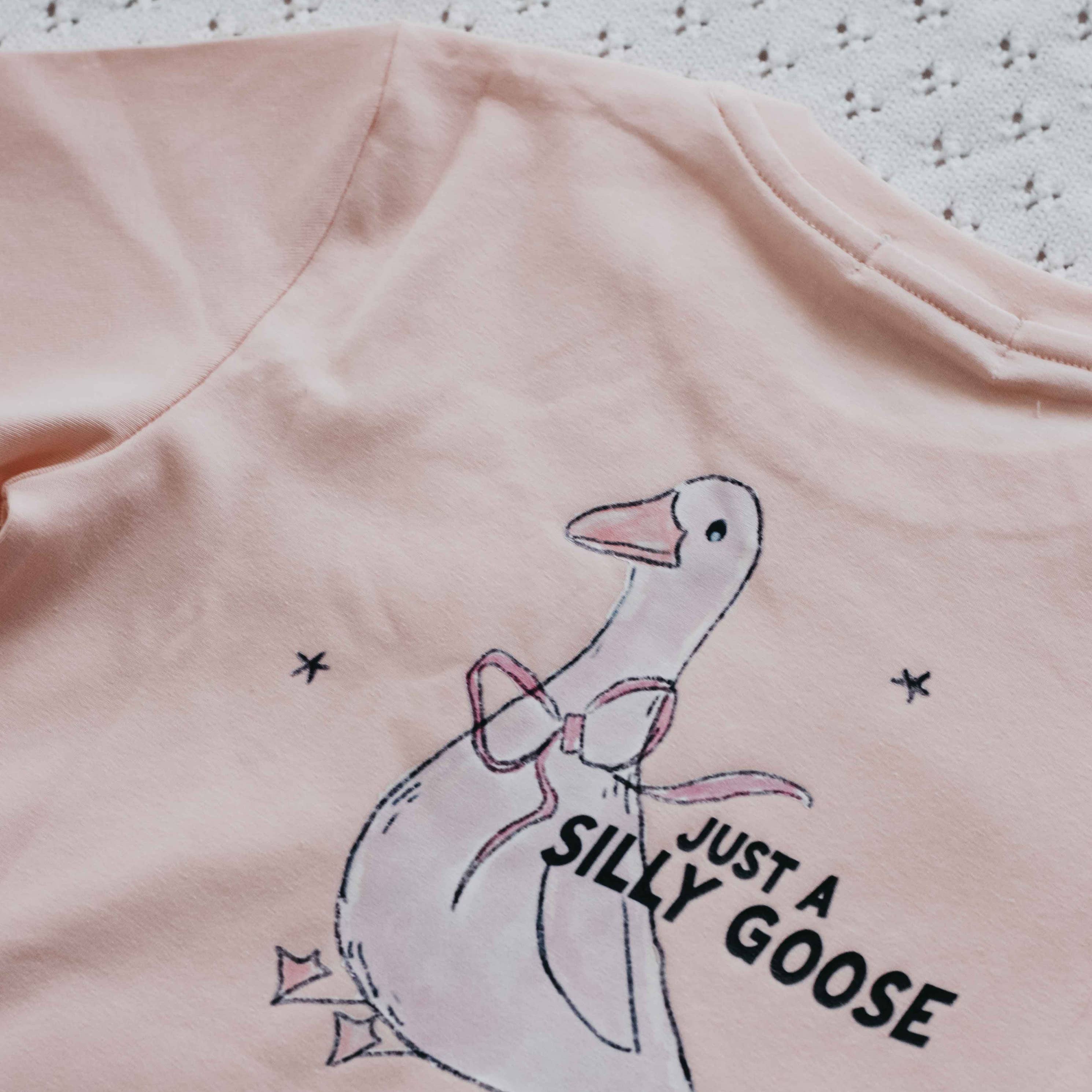 Silly Goose Pink Tee
