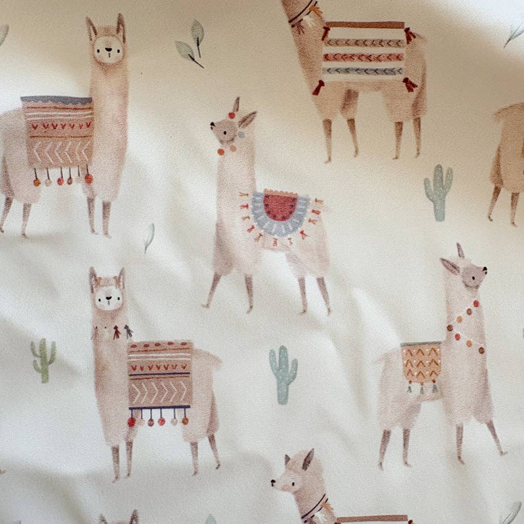 Long-Sleeved Baby/Toddler Bib - Alpacas