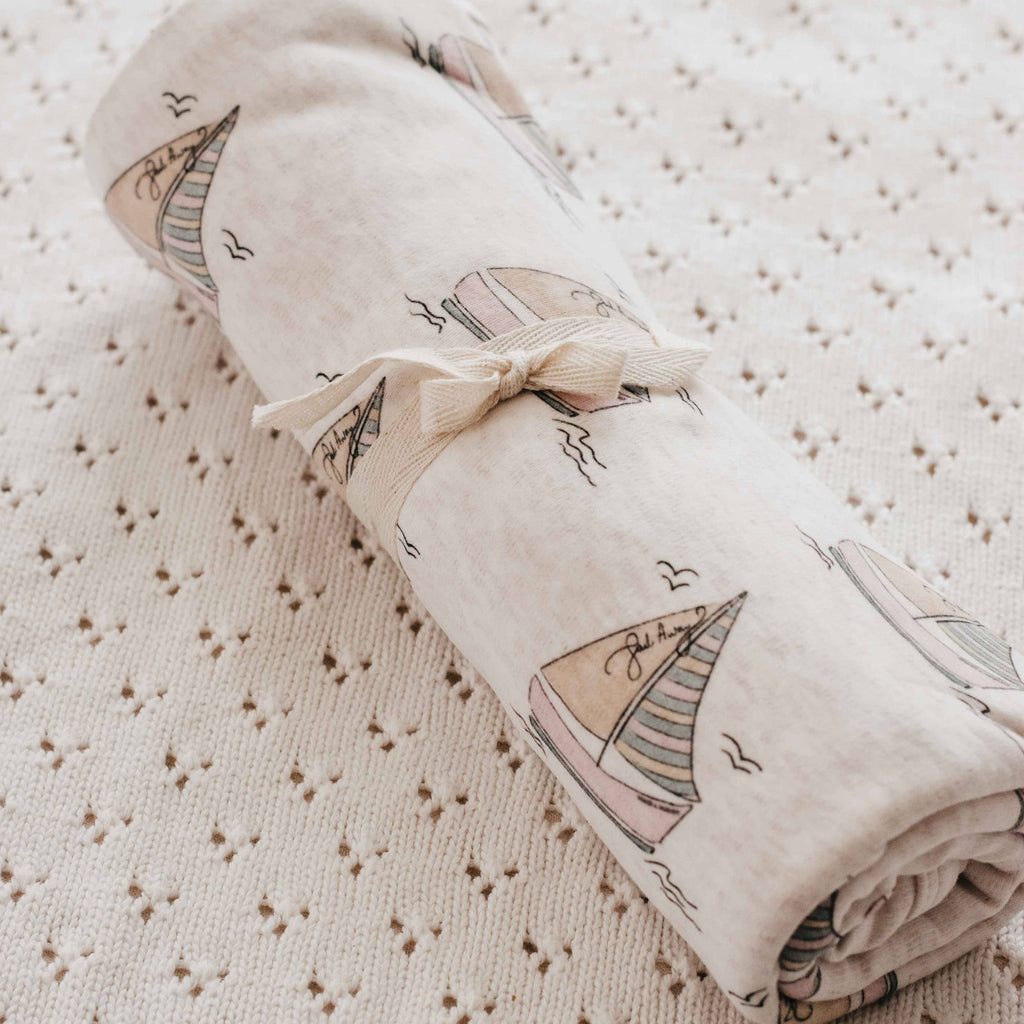 Sail Away Swaddle Blanket