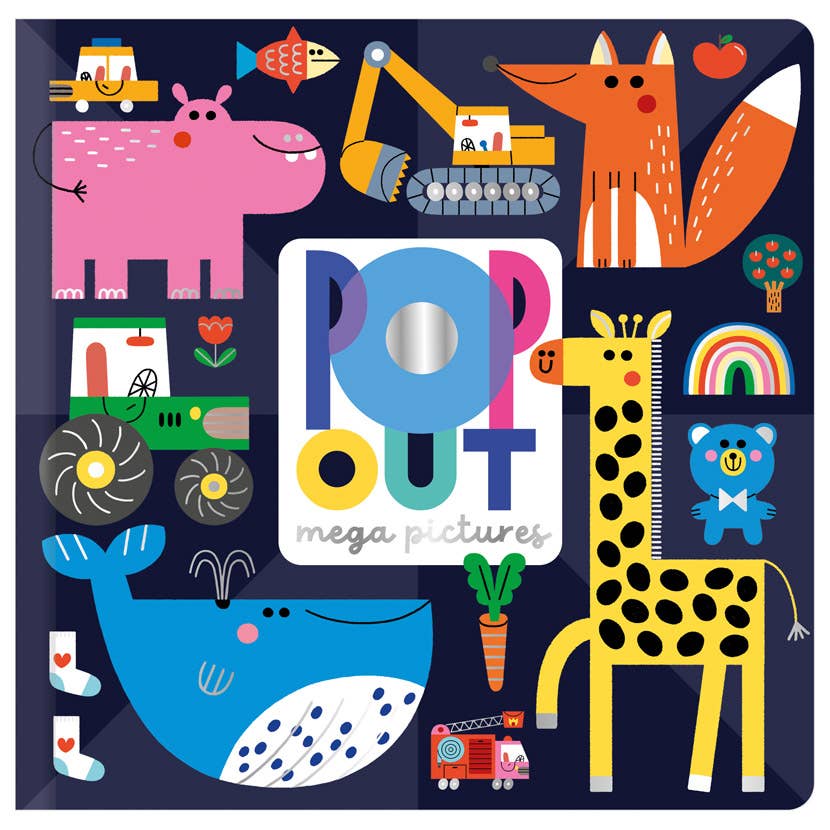 Pop Out Mega Pictures First Words Book