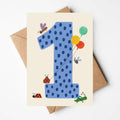 'ONE' Age Birthday Card