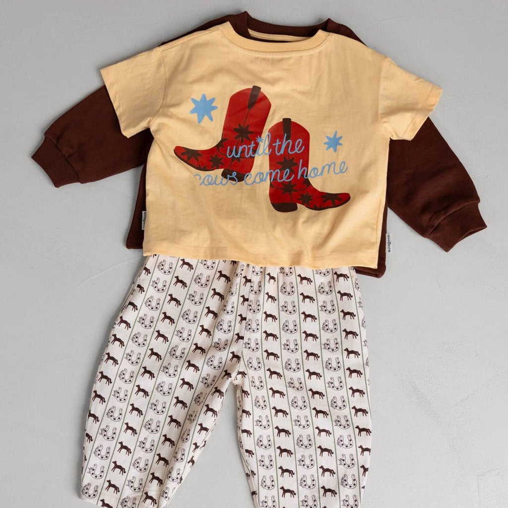 Wildgreen - 'Cows Come Home' Boxy Tee