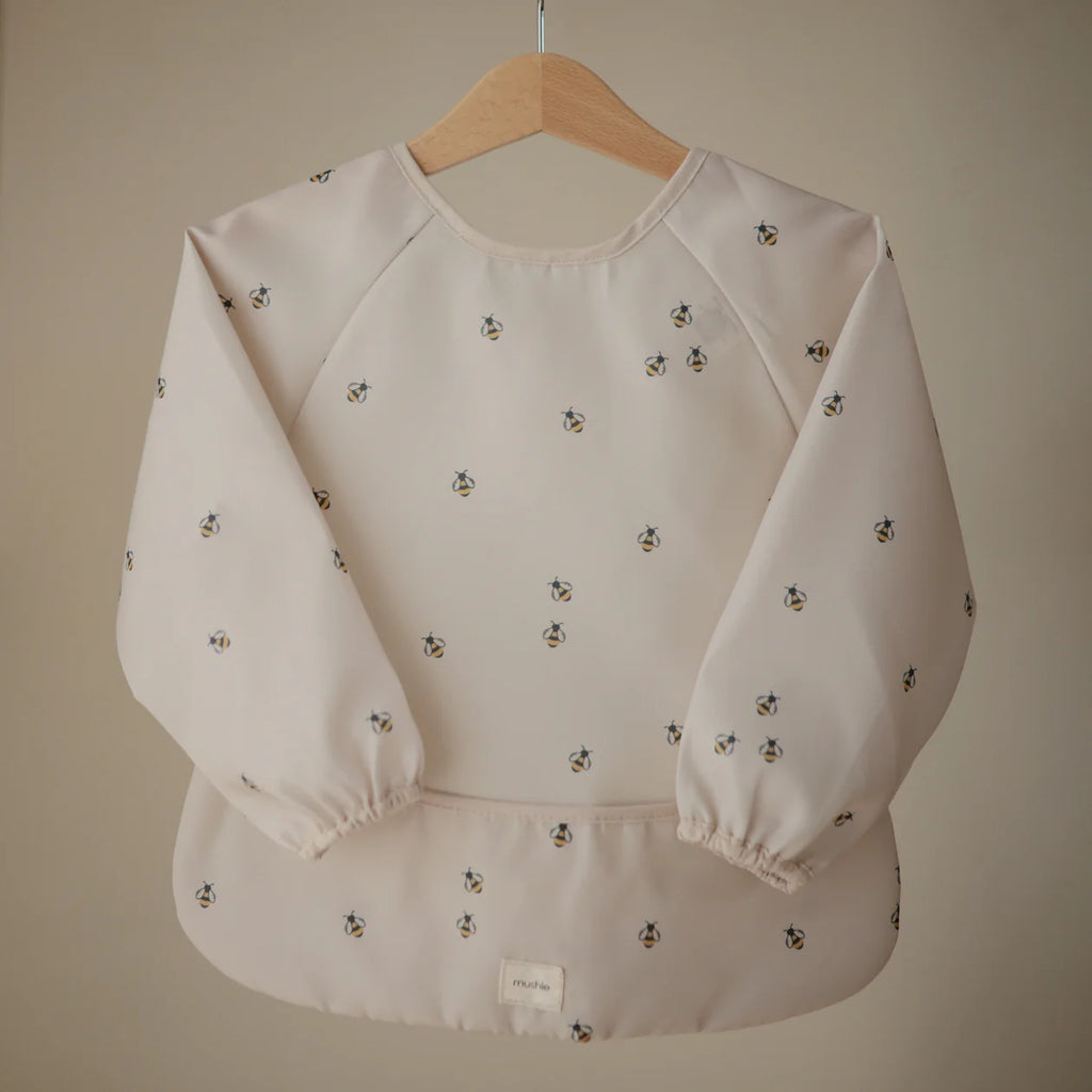 Mushie Longsleeve Bib - Bees